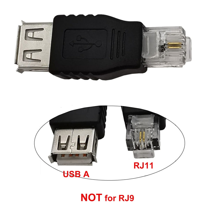 JUNSUNMAY USB Femal to Male RJ11 6P2C Adapter Converter JUNSUNMAY USB Femal to Male RJ11 6P2C Adapter Converter